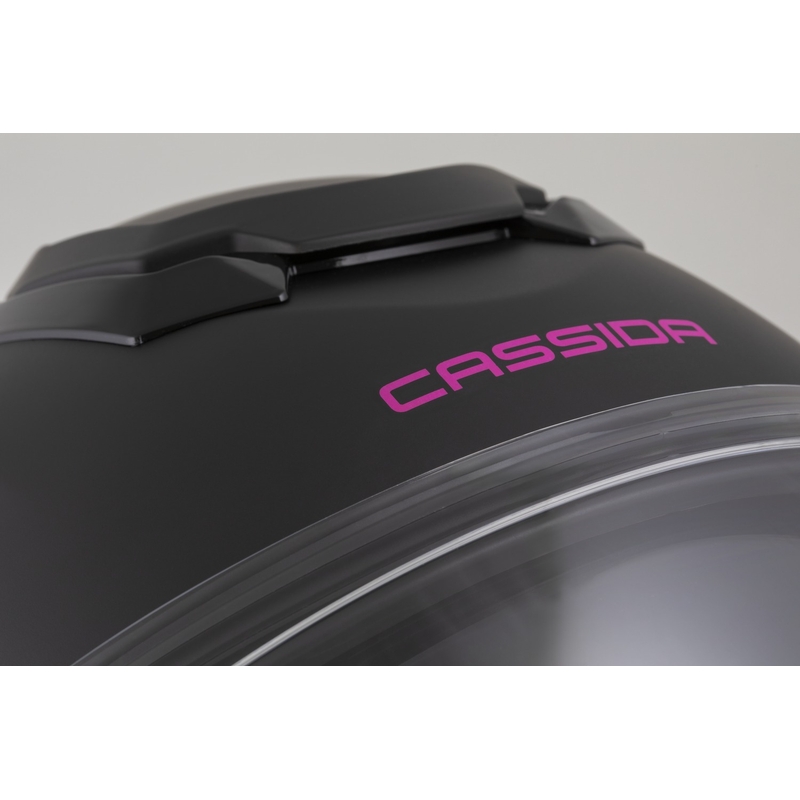 Cassida Jet Tech 2.0 Solid Matte Black and Pink Open мотоциклетна каска