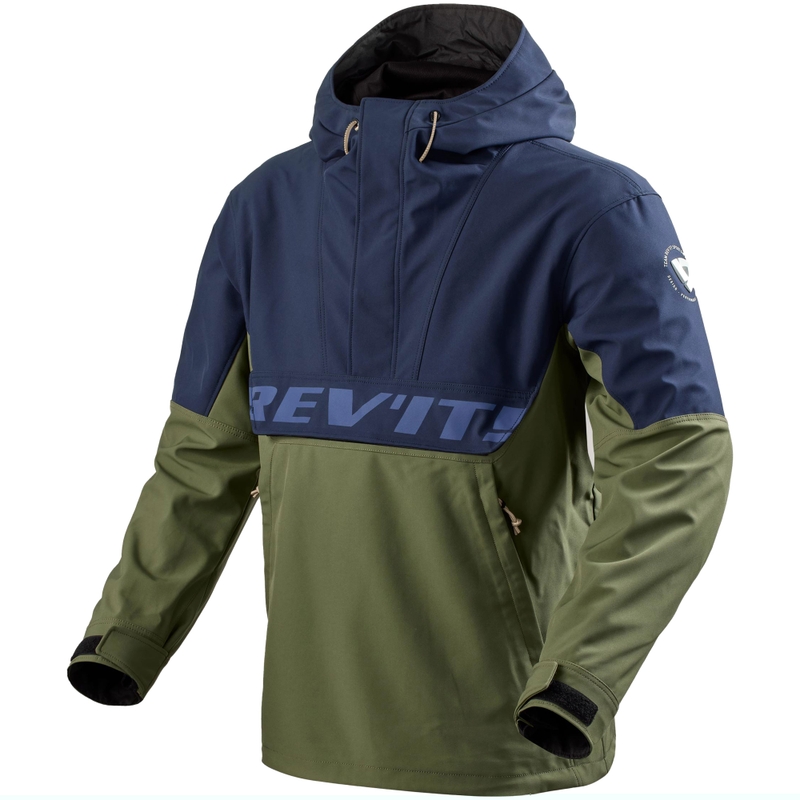 Мотоциклетно яке Revit Smock Photon, тъмносиньо-зелено