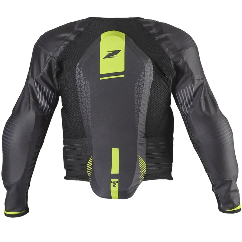Детски протектор за тяло Zandona Netcube Jacket X8 black-fluo yellow 136 - 150 cm