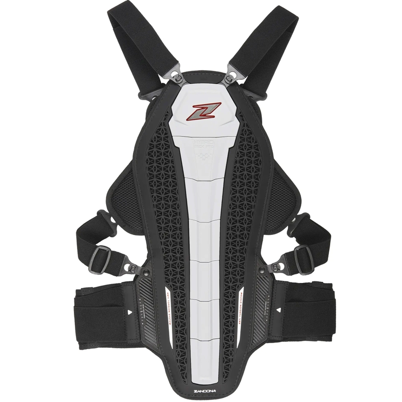 Протектор за гръбначния стълб и гърдите Zandona Hybrid Armour X6 бял 158 - 167 cm