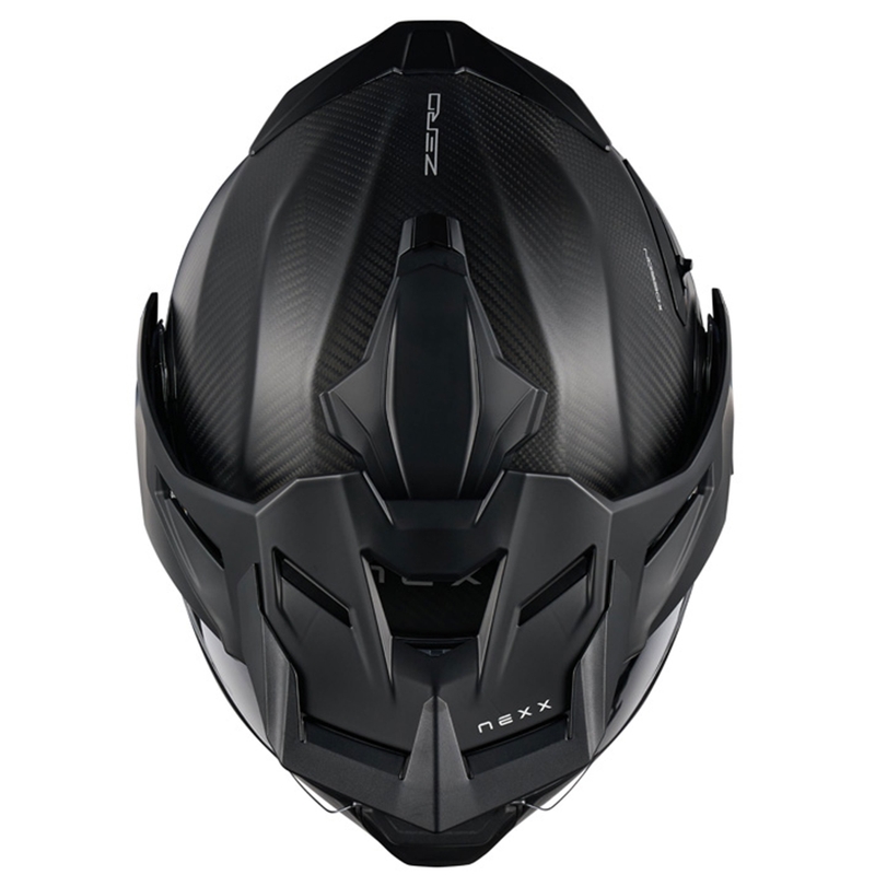Обръщаща се мотоциклетна каска Nexx X.Lifecountry Zero PRO матово черна