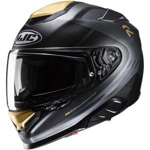 Интегрална мотоциклетна каска HJC RPHA 71 Frepe MC9SF черно-златиста