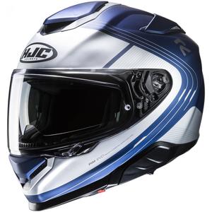 Интегрална мотоциклетна каска HJC RPHA 71 Frepe MC2SF синьо-сребърна