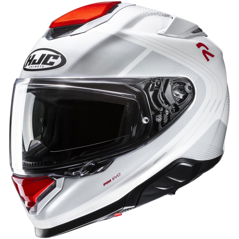 Интегрална мотоциклетна каска HJC RPHA 71 Frepe MC1 бяло-червено-сиво