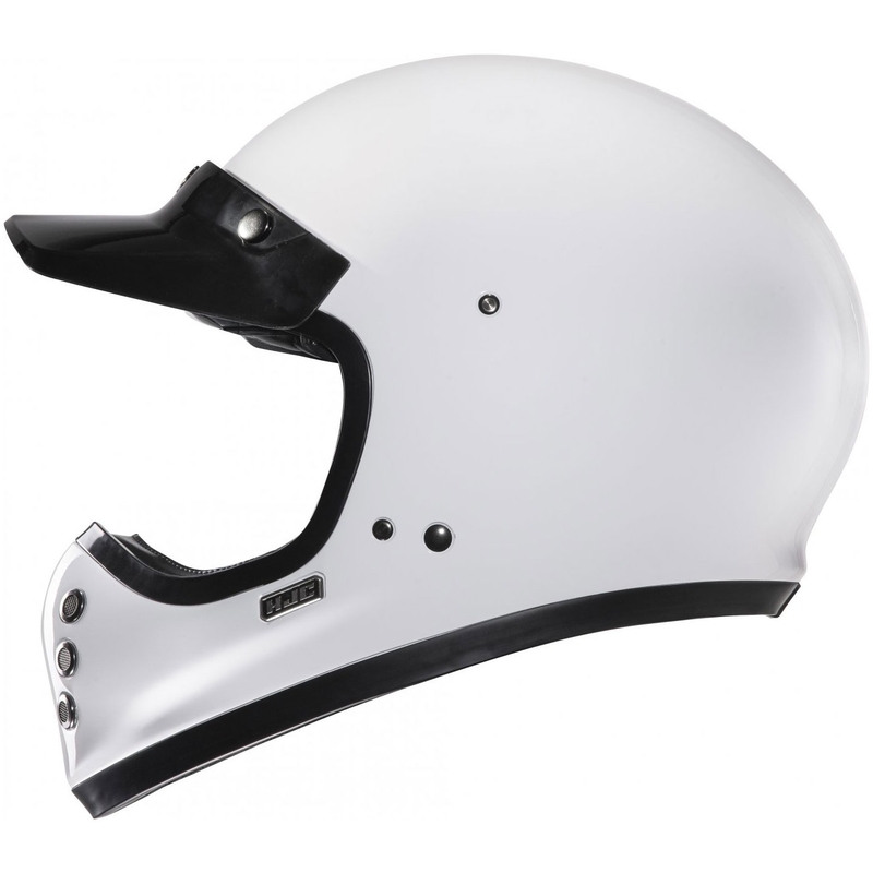 HJC V60 Solid каска за мотоциклет с пълно лице, бяла