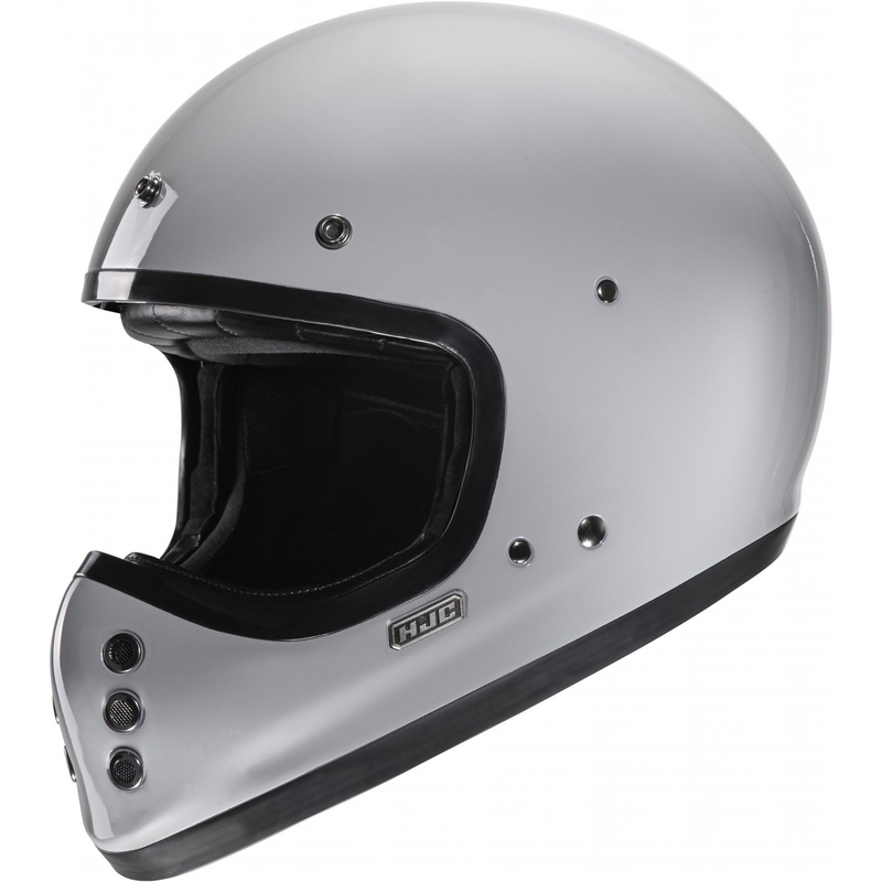 HJC V60 Solid каска за мотоциклет с пълно лице, сива