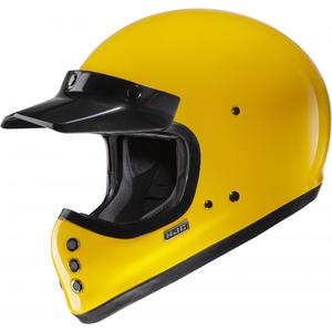 Интегрална мотоциклетна каска HJC V60 Solid deep yellow