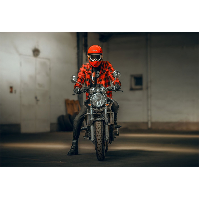 Интегрална мотоциклетна каска HJC V60 Solid deep red