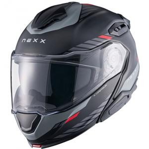 Каска за мотоциклет Nexx X.Lifetour Globe матова черно-червена