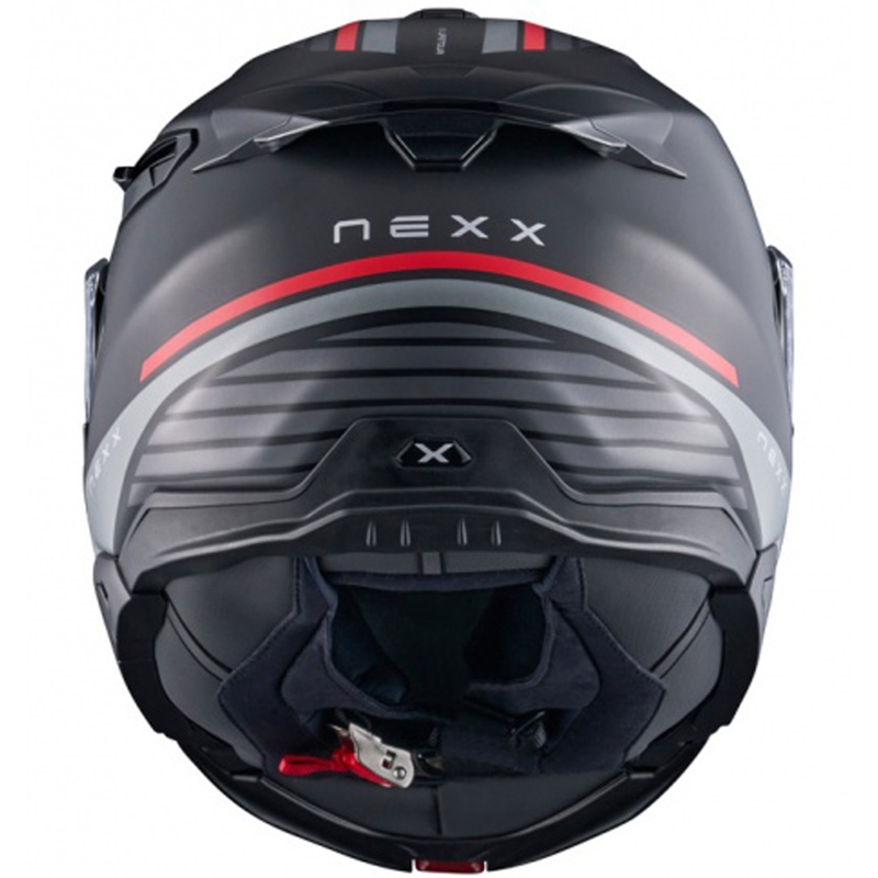 Каска за мотоциклет Nexx X.Lifetour Globe матова черно-червена разпродажба