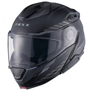 Каска за мотоциклет Nexx X.Lifetour Globe матова черно-сива