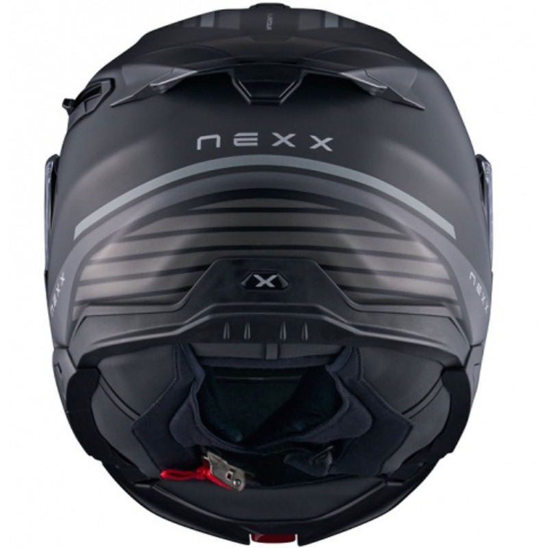 Каска за мотоциклет Nexx X.Lifetour Globe матова черно-сива