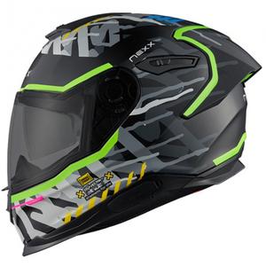 Интегрална мотоциклетна каска Nexx Y.100R Urbangram черна