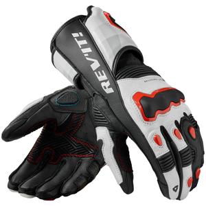 Ръкавици за мотоциклет Revit Quantum 3 white-fluo red