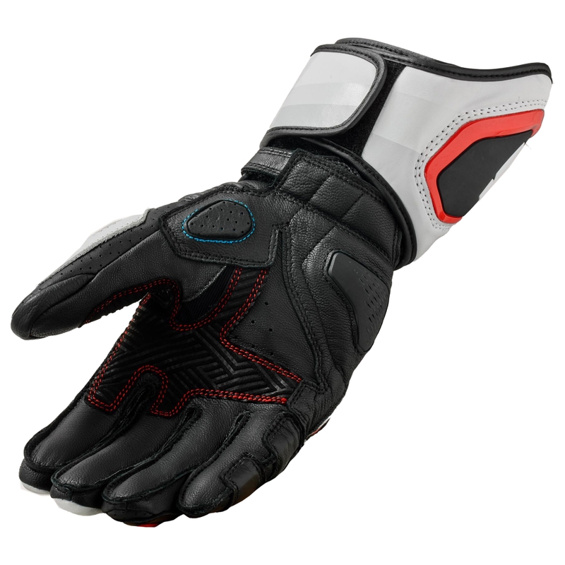 Ръкавици за мотоциклет Revit Quantum 3 white-fluo red