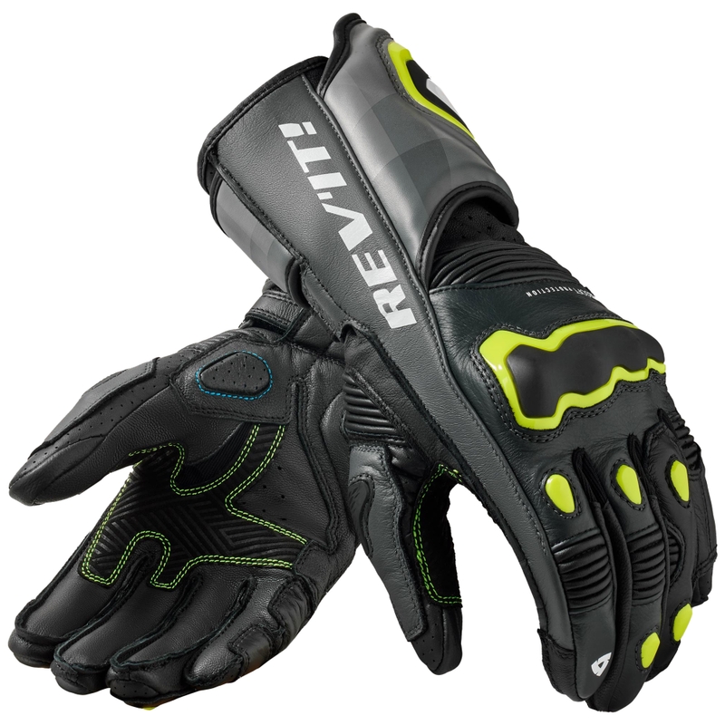 Ръкавици за мотоциклет Revit Quantum 3 grey-fluo yellow