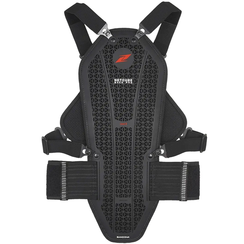Детски протектор за гръбначния стълб и гърдите Zandona Netcube Armour X9 черен 151 - 165 cm