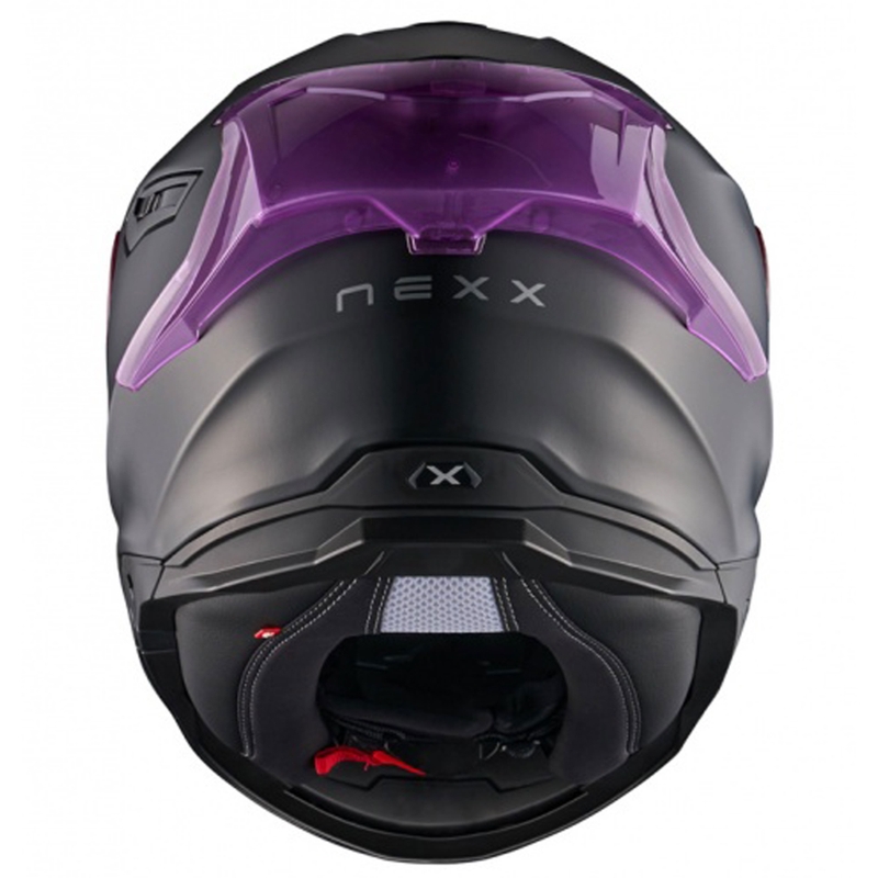 Интегрална мотоциклетна каска NEXX Y.100R Subsonic матова черно-розова