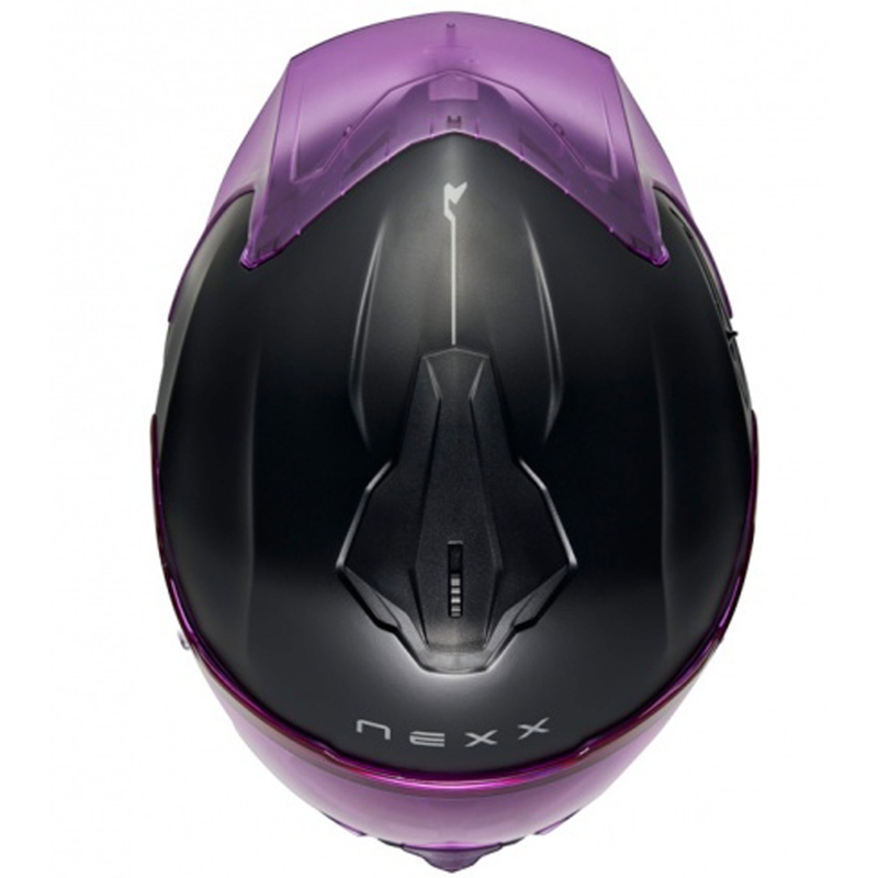 Интегрална мотоциклетна каска NEXX Y.100R Subsonic матова черно-розова