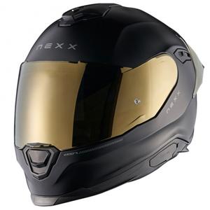 NEXX Y.100R Subsonic интегрална мотоциклетна каска матово черно-златиста