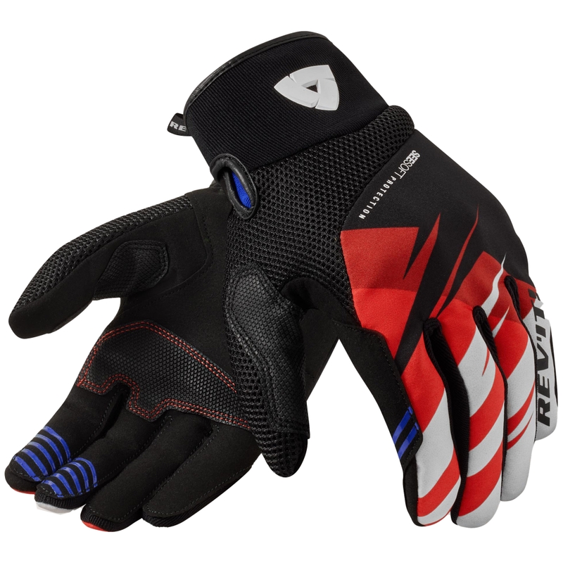 Мотоциклетни ръкавици Revit Surge черно-червени