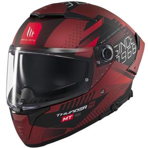 MT Thunder 4 SV Luminence интегрална мотоциклетна каска матово червена