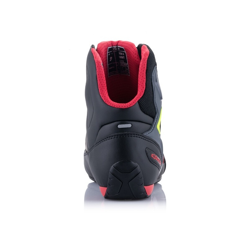 Alpinestars Faster 3 Rideknit Black-Red-Fluo Yellow-Grey Мотоциклетни ботуши