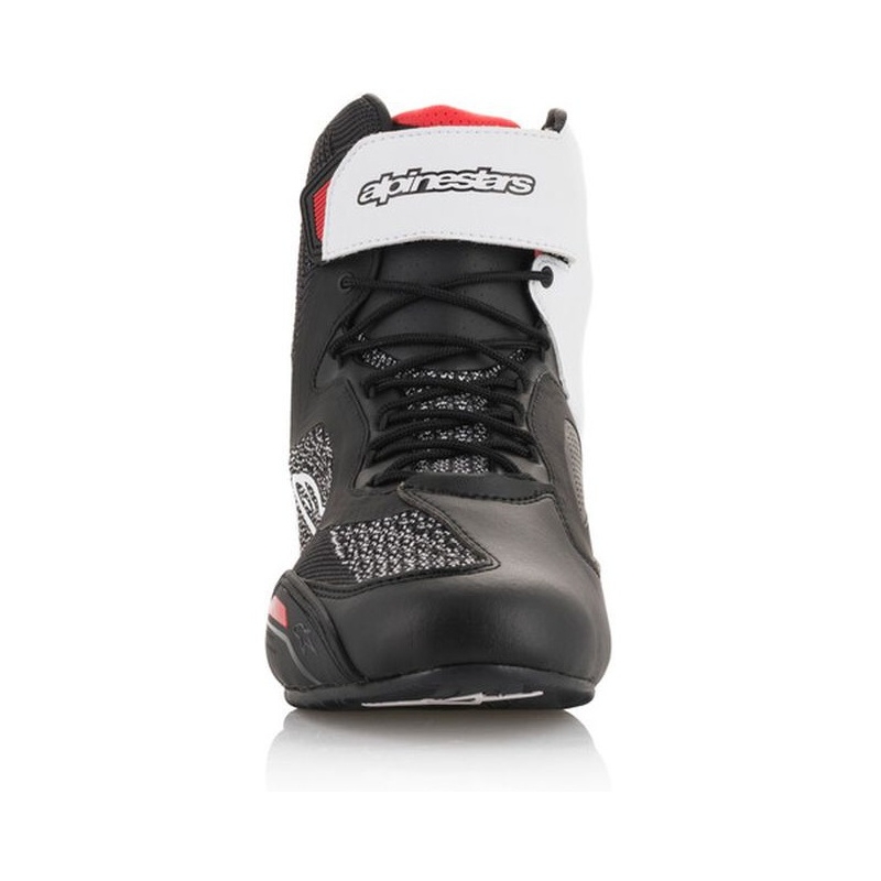 Alpinestars Faster 3 Rideknit Black, White and Red Мотоциклетни ботуши
