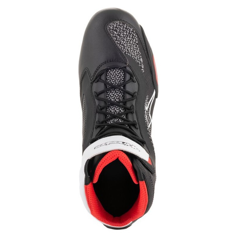 Alpinestars Faster 3 Rideknit Black, White and Red Мотоциклетни ботуши