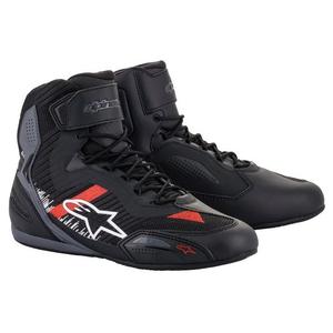 Alpinestars Faster 3 Rideknit Black-Grey-Red Мотоциклетни ботуши
