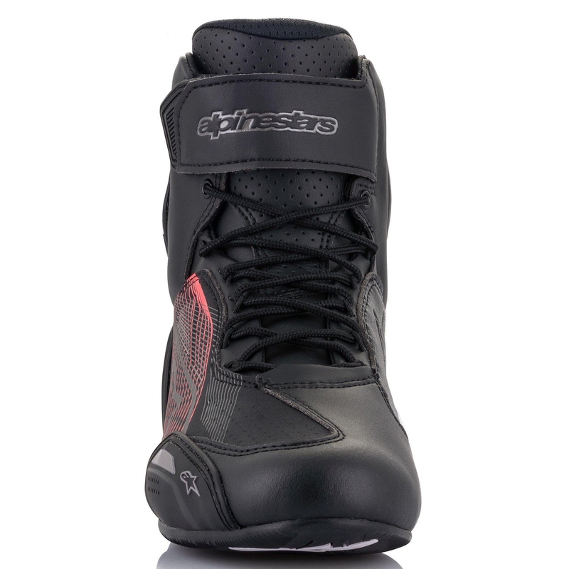 Alpinestars Женски Stella Faster 3 Черно-сребристо-розови мотоциклетни ботуши