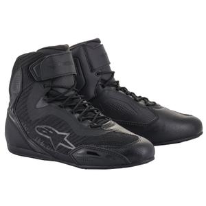 Alpinestars Stella Faster-3 Rideknit Black-Grey Anthracite Дамски ботуши за мотоциклетизъм