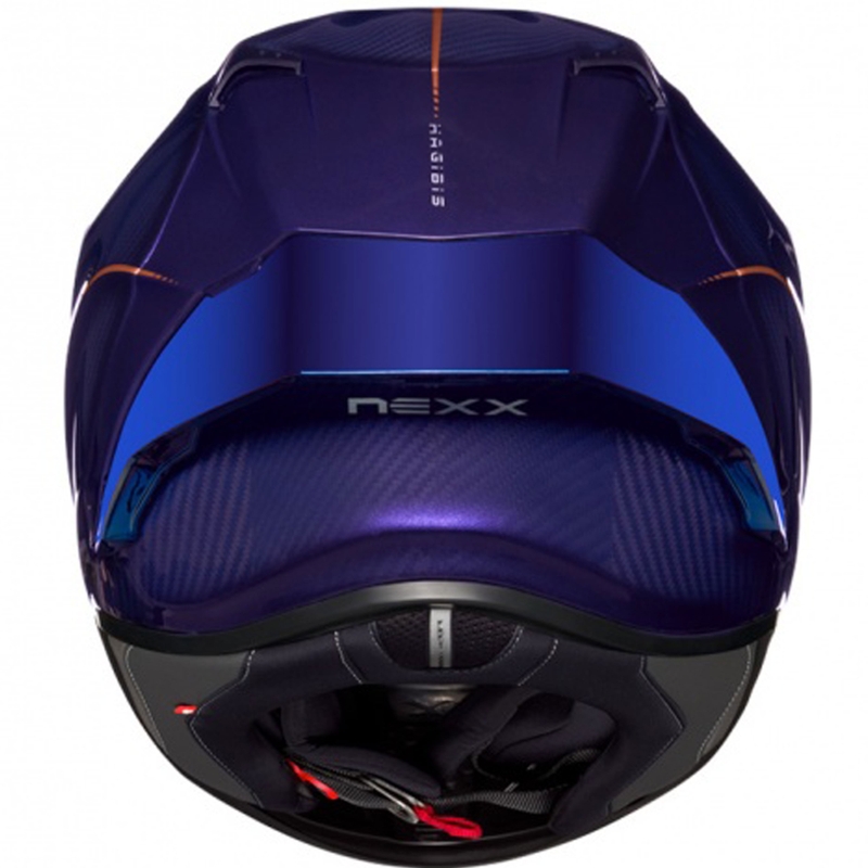 Интегрална каска за мотоциклет Nexx X.R3R Hagibis Carbon лилава