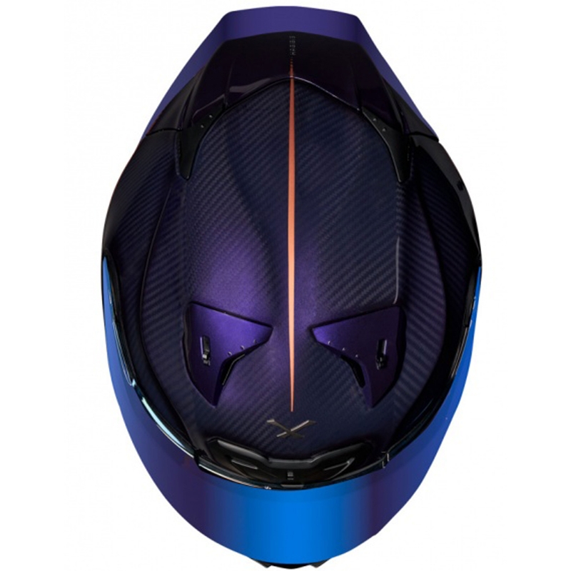 Интегрална каска за мотоциклет Nexx X.R3R Hagibis Carbon лилава