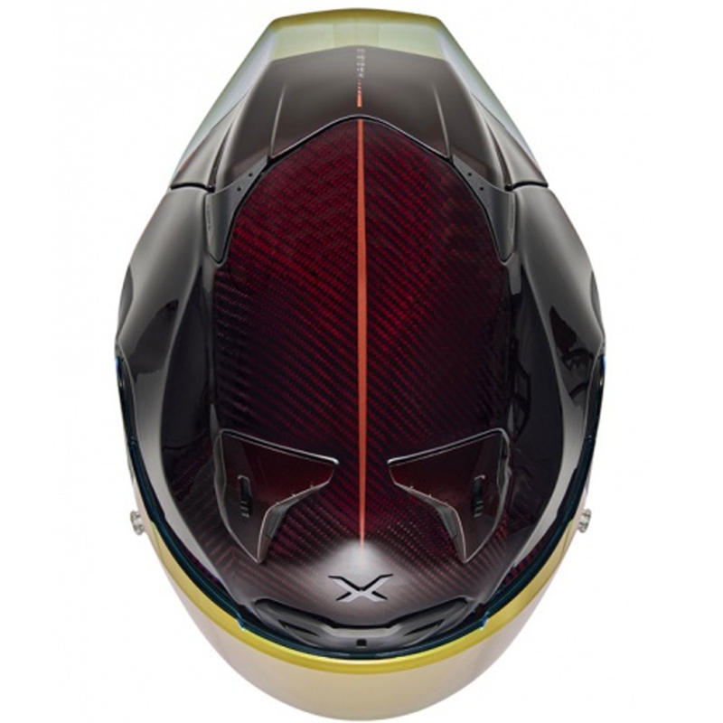 Интегрална каска за мотоциклет Nexx X.R3R Hagibis Carbon червена