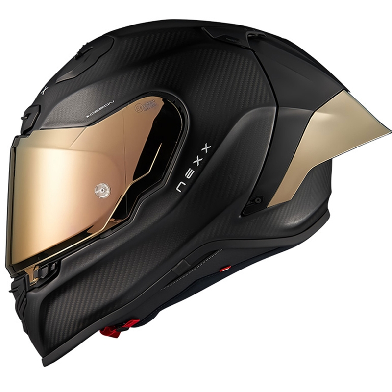 Интегрална мотоциклетна каска Nexx X.R3R Zero PRO 2 Carbon матово злато