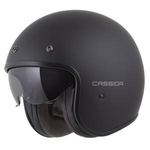 Cassida Oxygen 2.0 Solid Open Face мотоциклетна каска матово черно-тъмно сиво