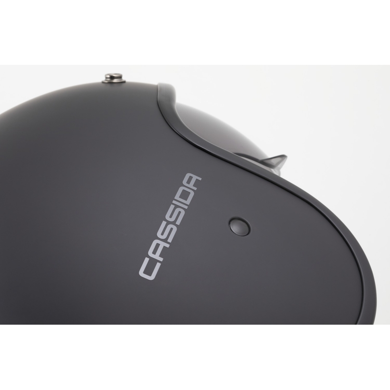 Cassida Oxygen 2.0 Solid Open Face мотоциклетна каска матово черно-тъмно сиво
