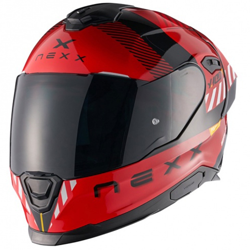 Интегрална мотоциклетна каска NEXX Y.100R Fade червено-черна