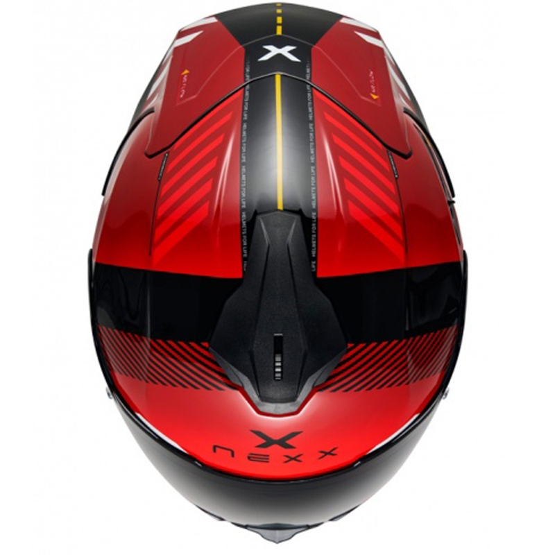 Интегрална мотоциклетна каска NEXX Y.100R Fade червено-черна
