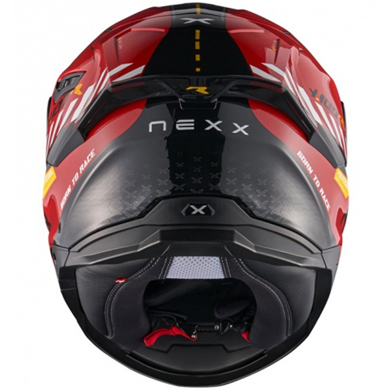Интегрална мотоциклетна каска NEXX Y.100R Fade червено-черна