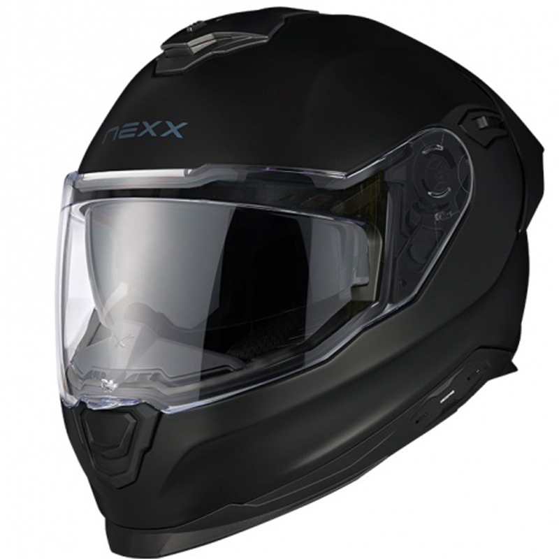 Мотоциклетна каска за цялото лице NEXX Y.100R Fullblack, матово черна разпродажба