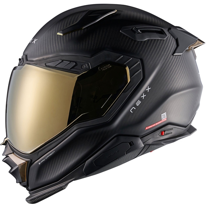 Интегрална мотоциклетна каска Nexx X.WST3 Zero PRO Carbon матово злато