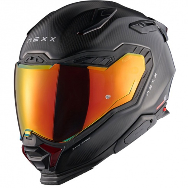 Интегрална мотоциклетна каска Nexx X.WST3 Zero PRO Carbon матово червена