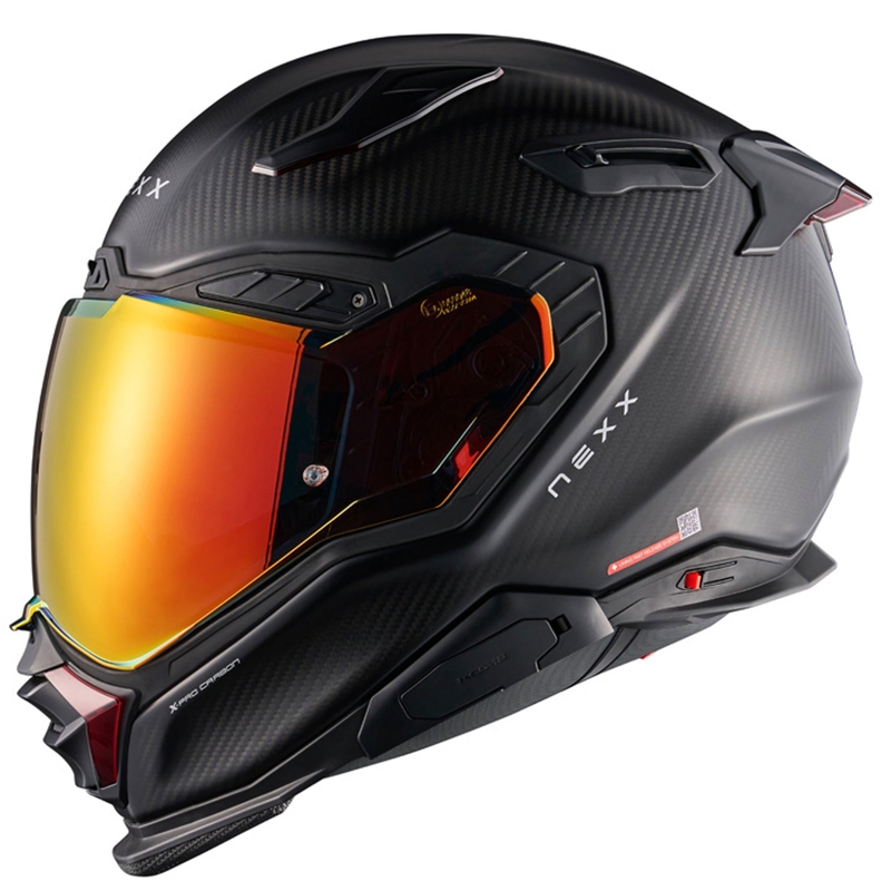 Интегрална мотоциклетна каска Nexx X.WST3 Zero PRO Carbon матово червена