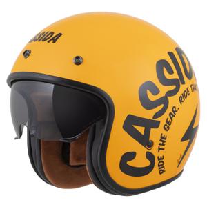Cassida Oxygen 2.0 Gear отворена каска за мотоциклет жълто-черна