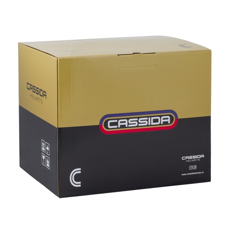 Cassida Oxygen 2.0 Gear отворена каска за мотоциклет жълто-черна