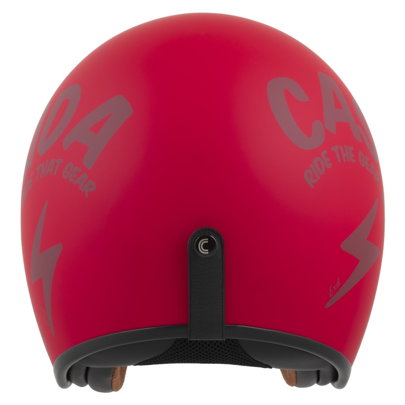 Мотоциклетна каска Cassida Oxygen 2.0 Gear Open Face Matte Red-Dark Red