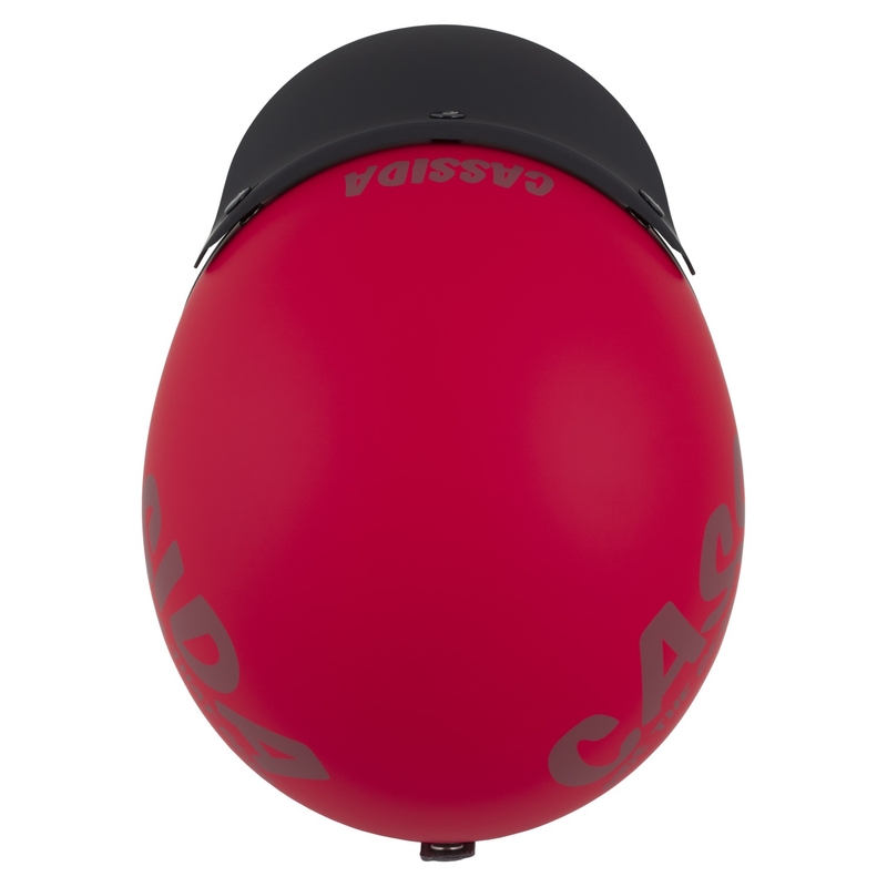 Мотоциклетна каска Cassida Oxygen 2.0 Gear Open Face Matte Red-Dark Red