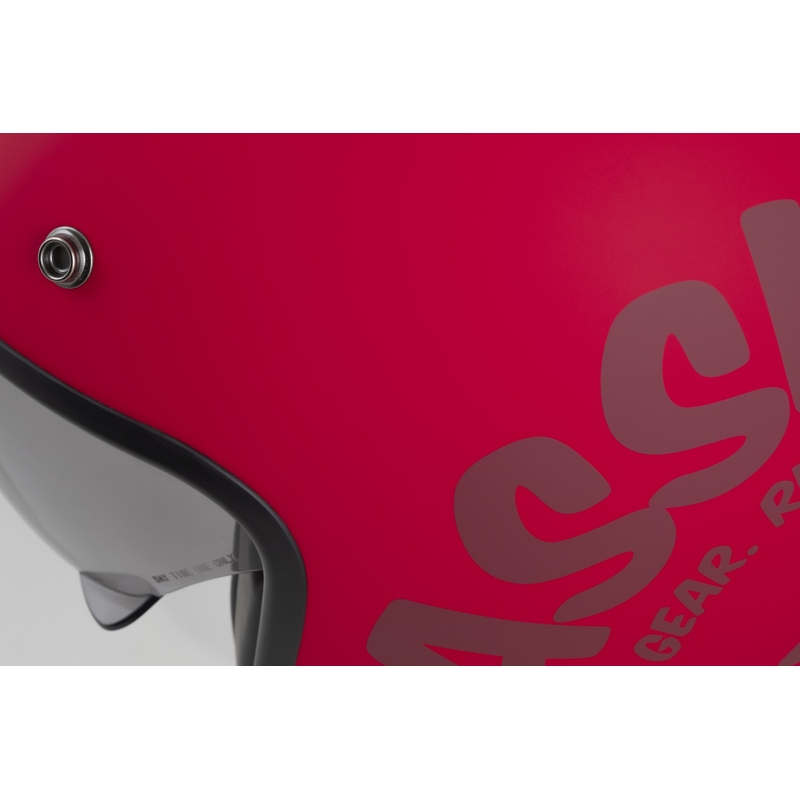 Мотоциклетна каска Cassida Oxygen 2.0 Gear Open Face Matte Red-Dark Red
